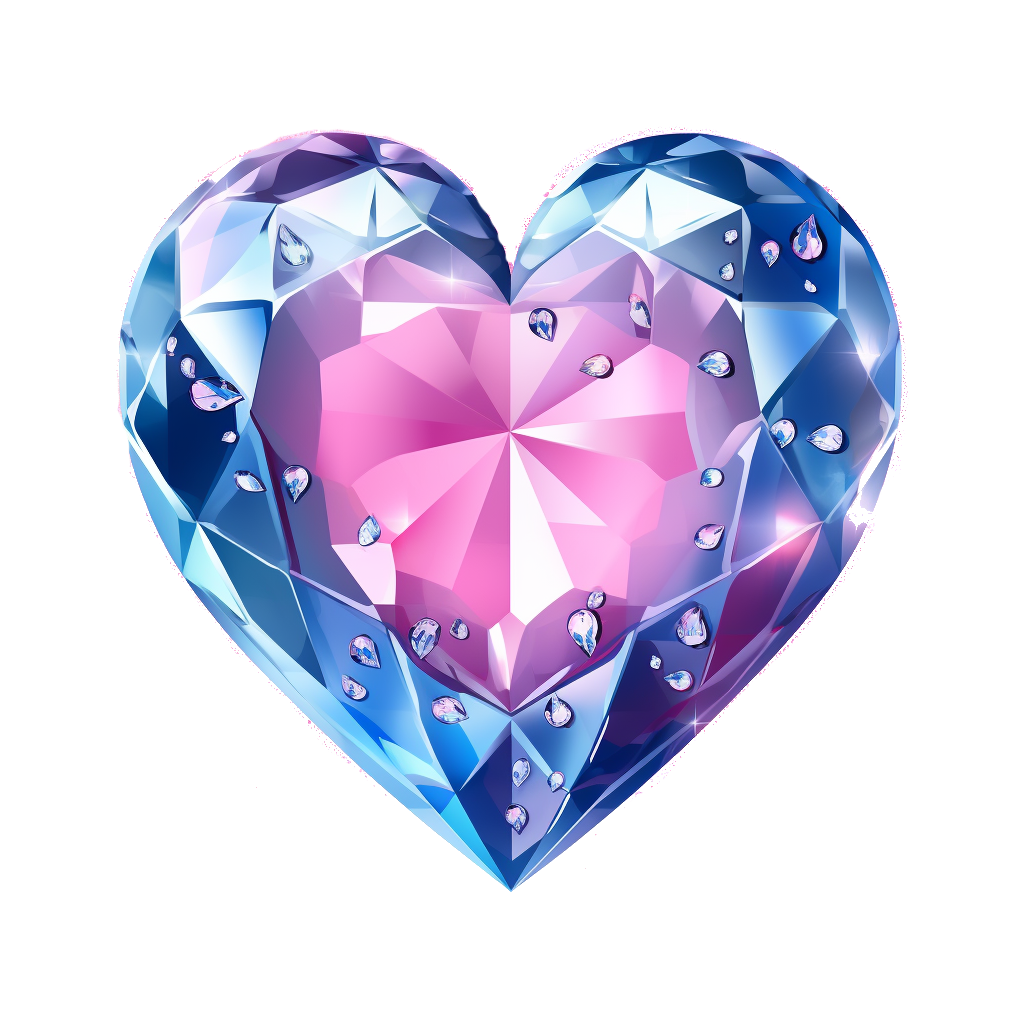 Diamant Herz Glitzer