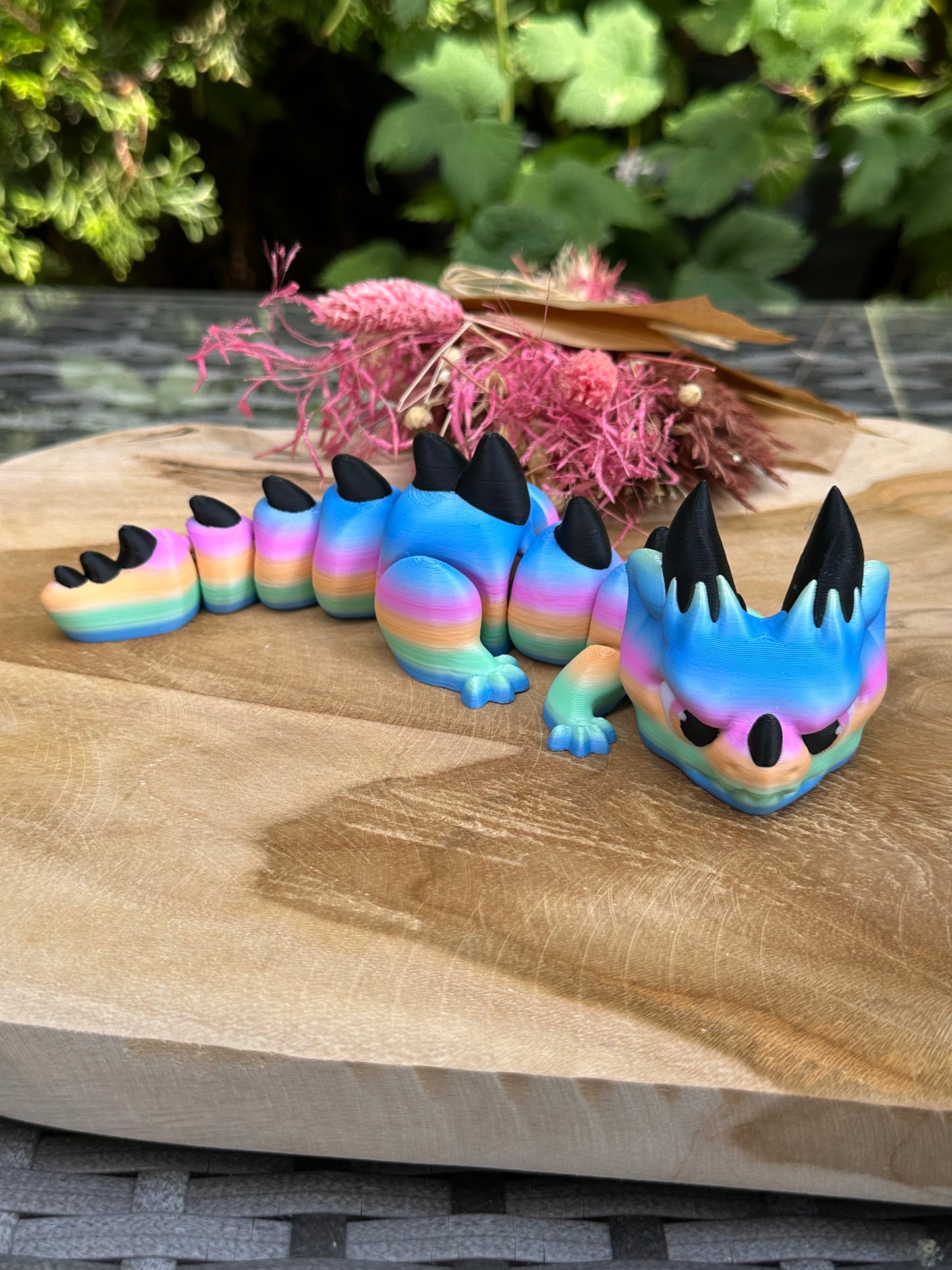 3D Drache bunt