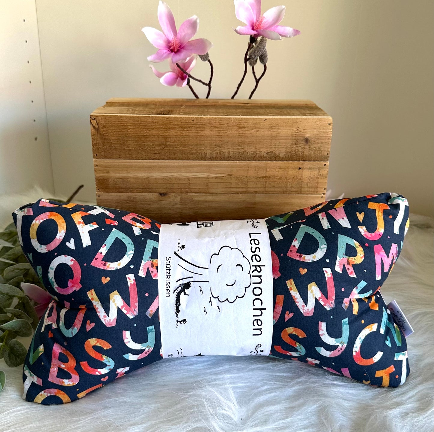 Leseknochen Buchstaben