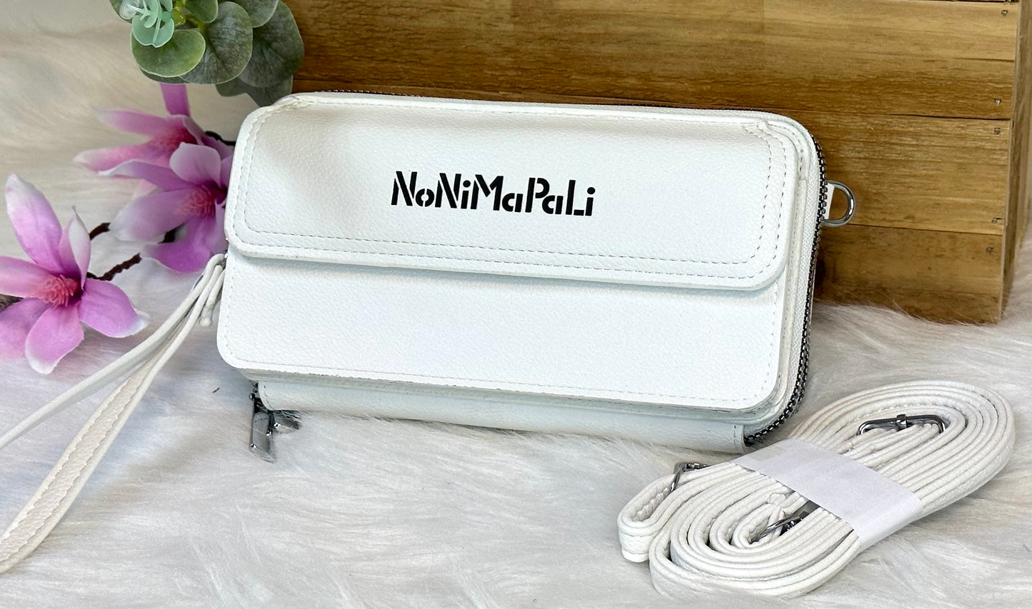 Handy-Bag quer weiss