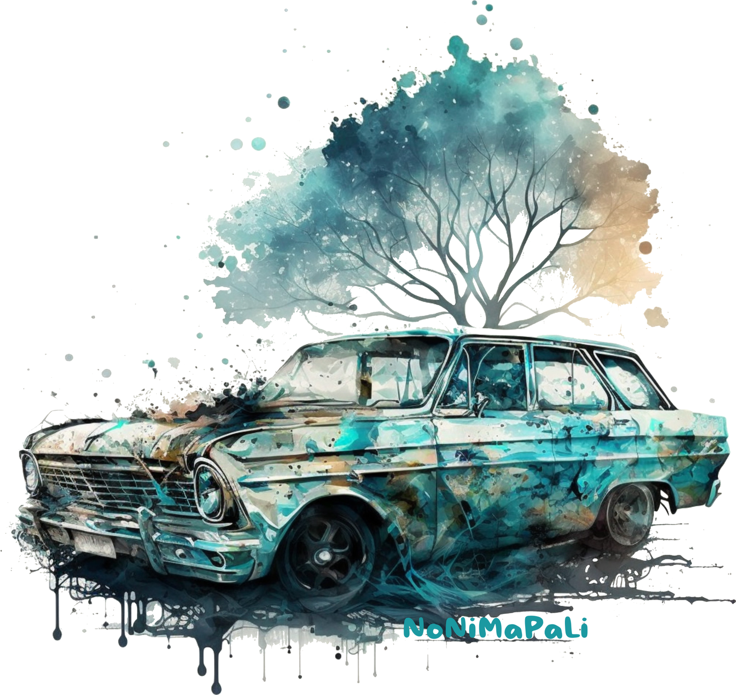 BB Watercolour Car 10