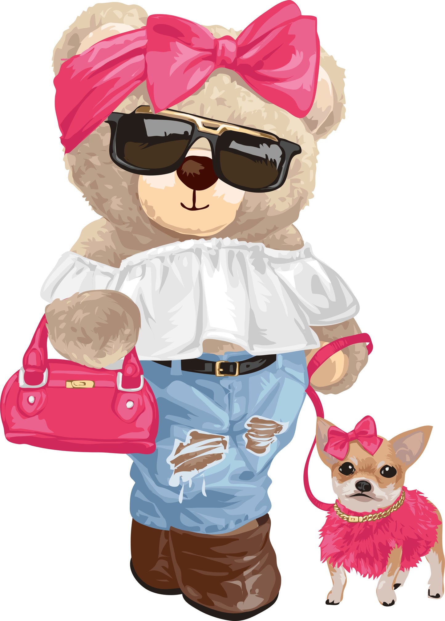 Bär mit Hund
