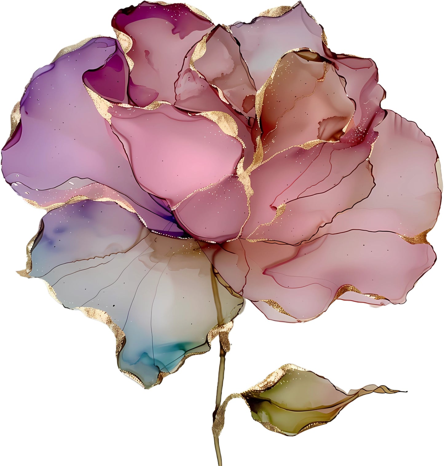 UV-DTF Sticker Blume 42