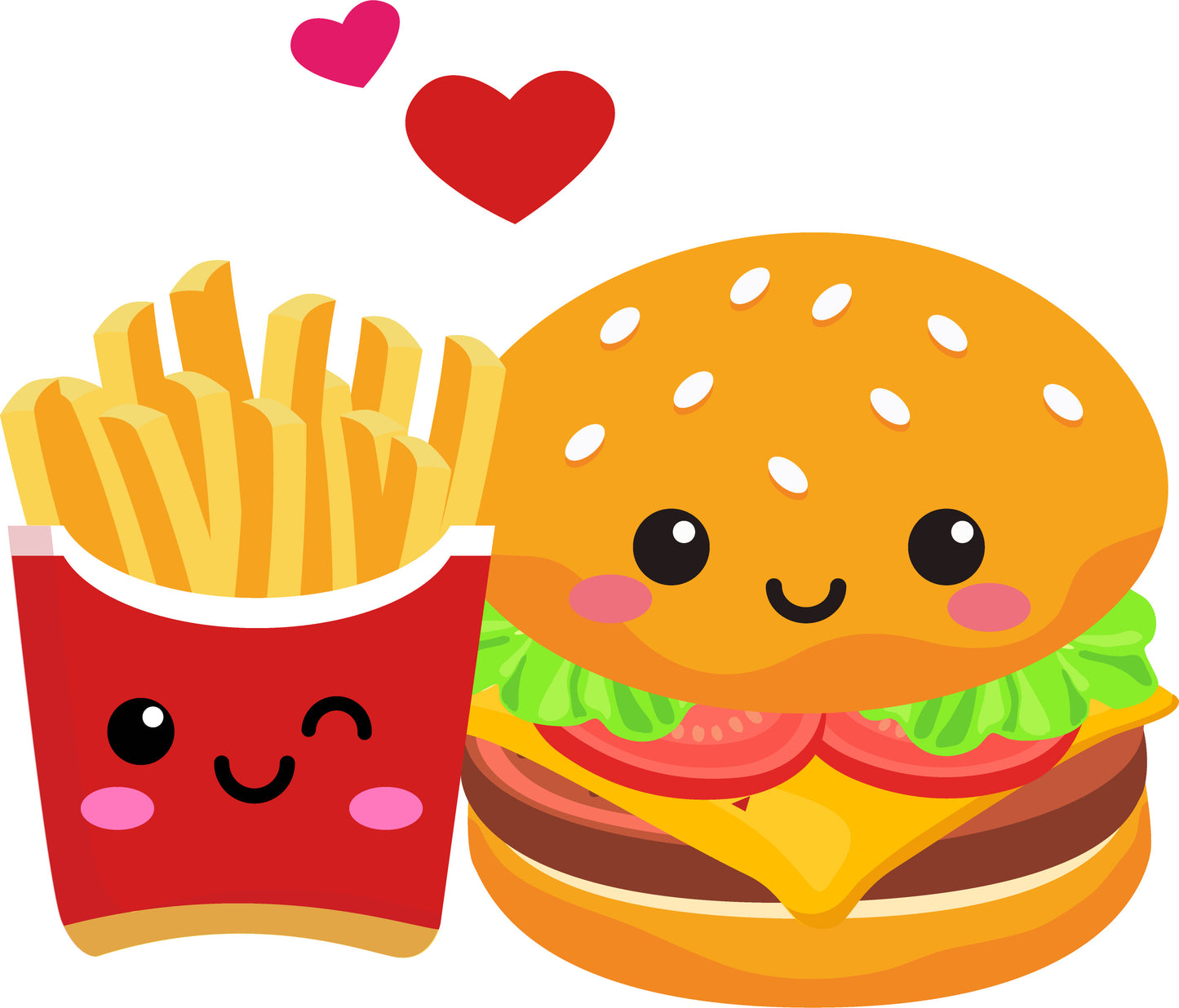 Burgertime | Bügelbild & UV-DTF Sticker