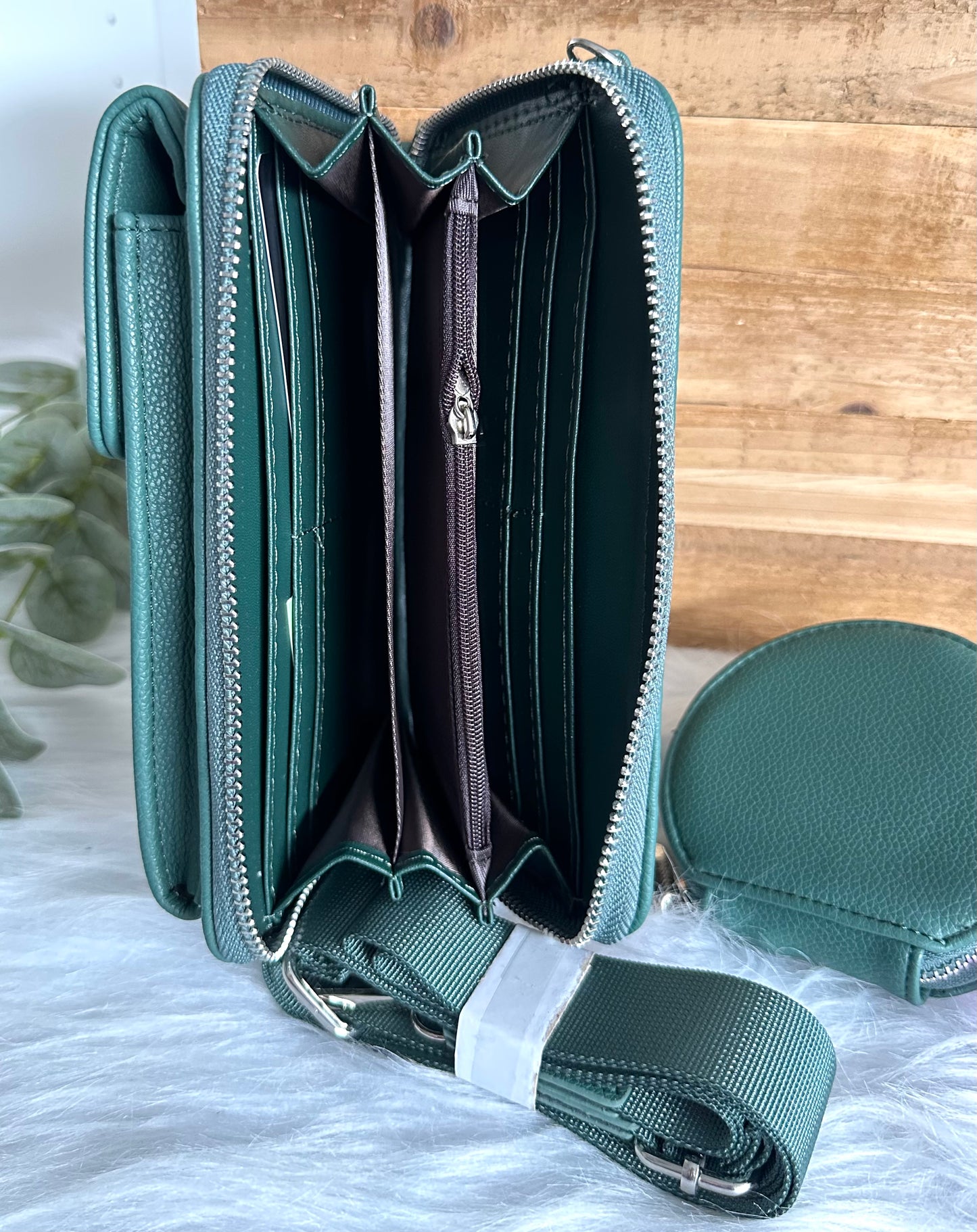 Handy-Bag grün mit Wunsch Motiv