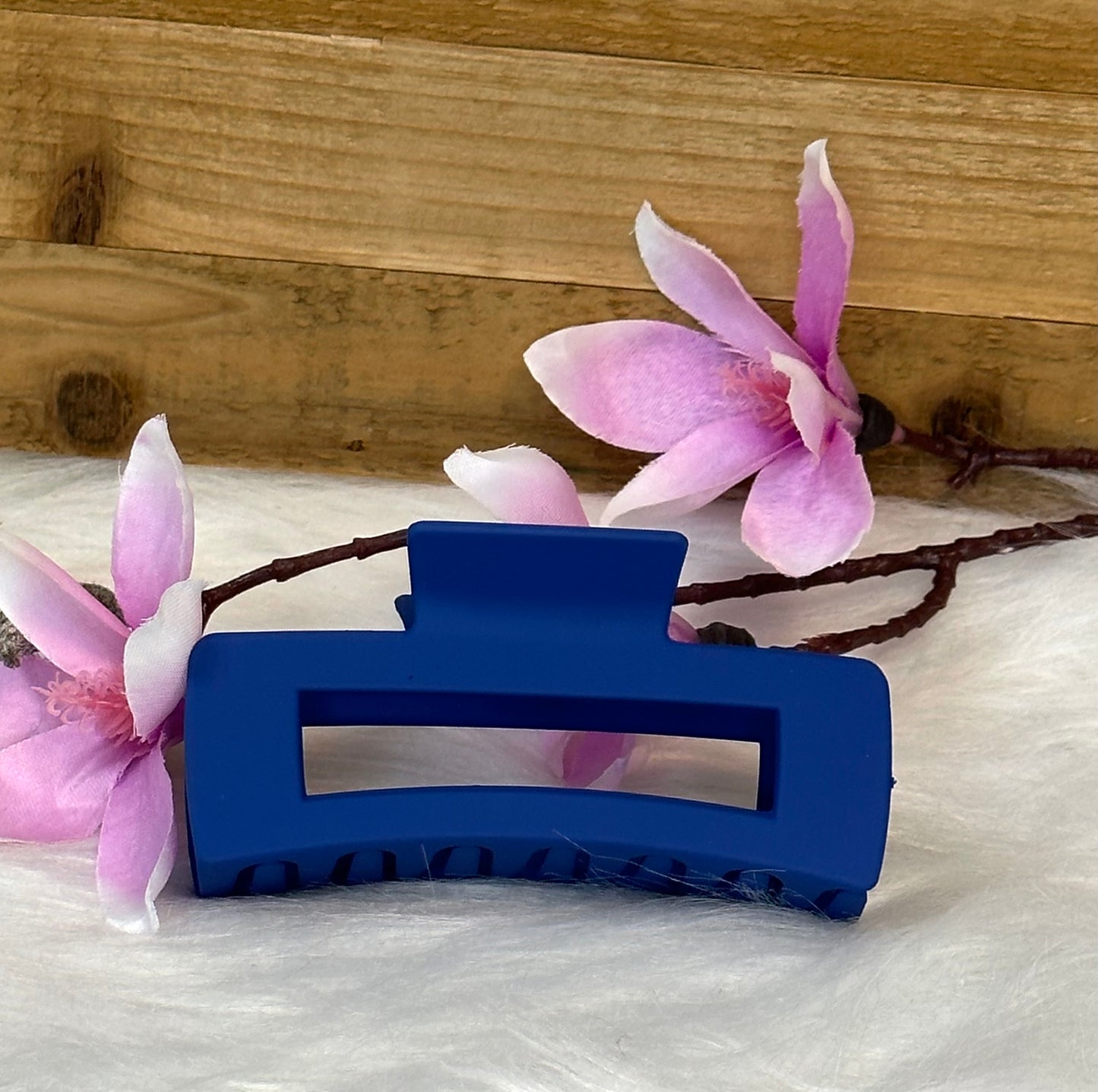 Haarklammer 10,5 cm blau