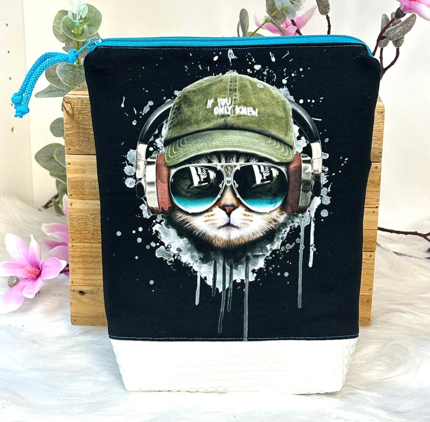 Waschtasche coole Katze