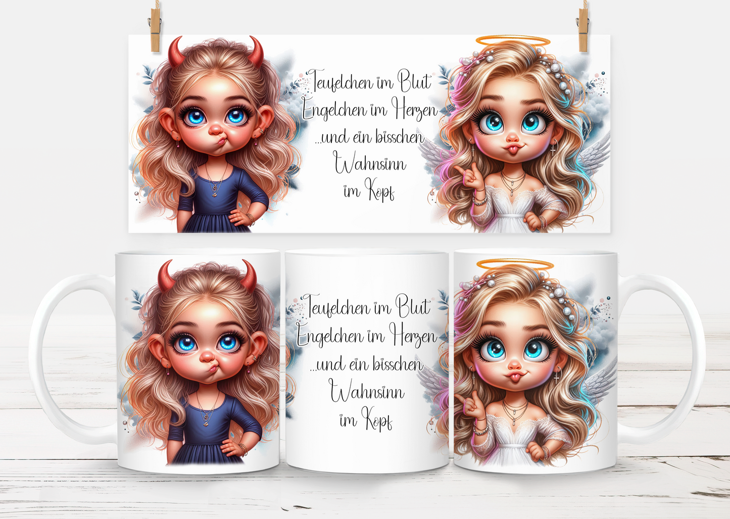 Engel+Teufel Mädchen