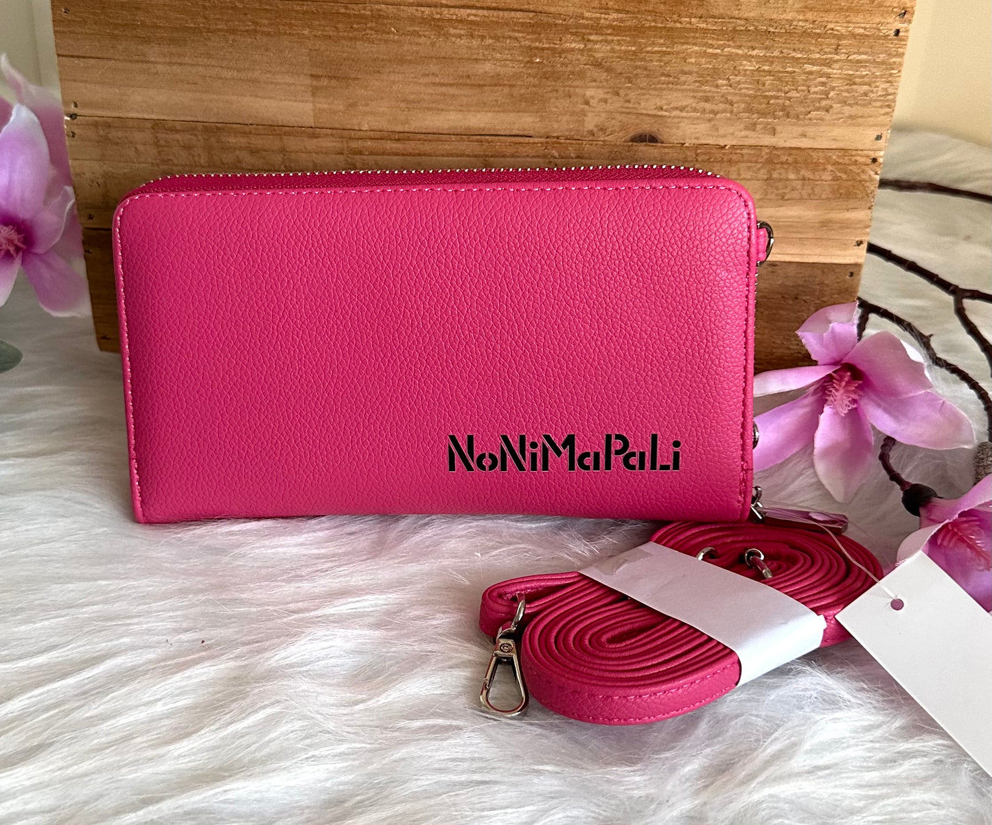 Handy-Bag Pink mit kuh