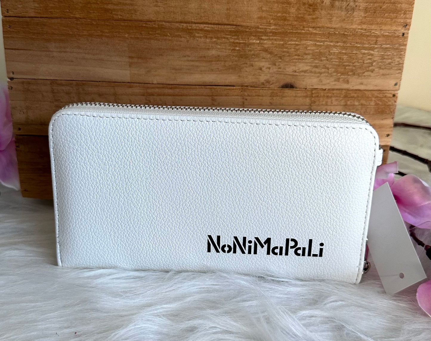 Handy-Bag weiß mit neon Skull