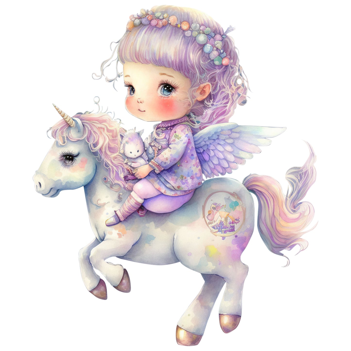 Fee mit Einhorn