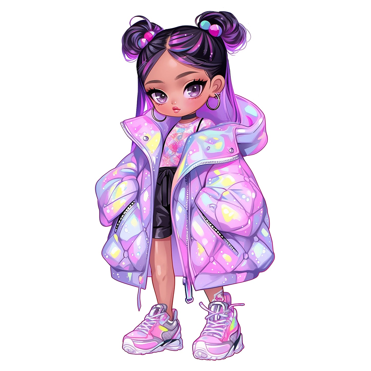 Girl lila