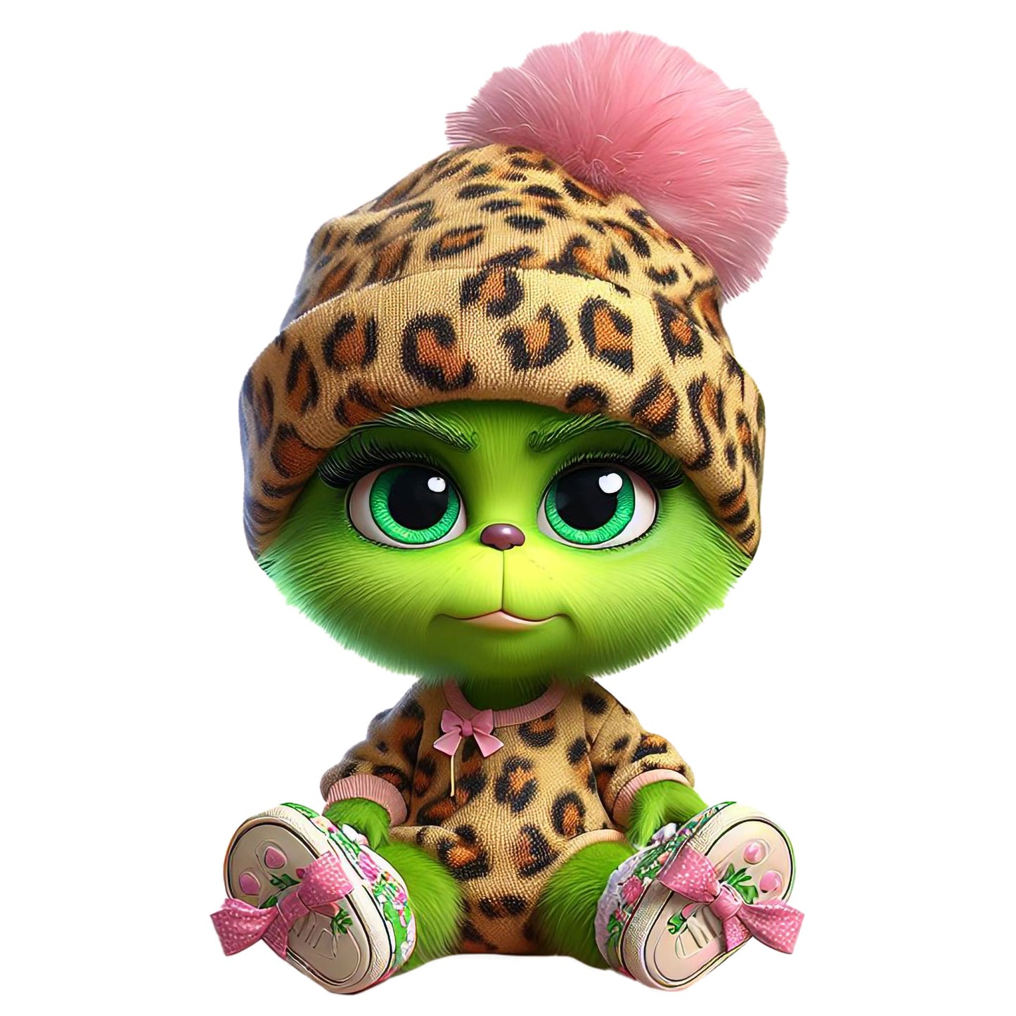 UV-DTF Sticker Baby Grinch