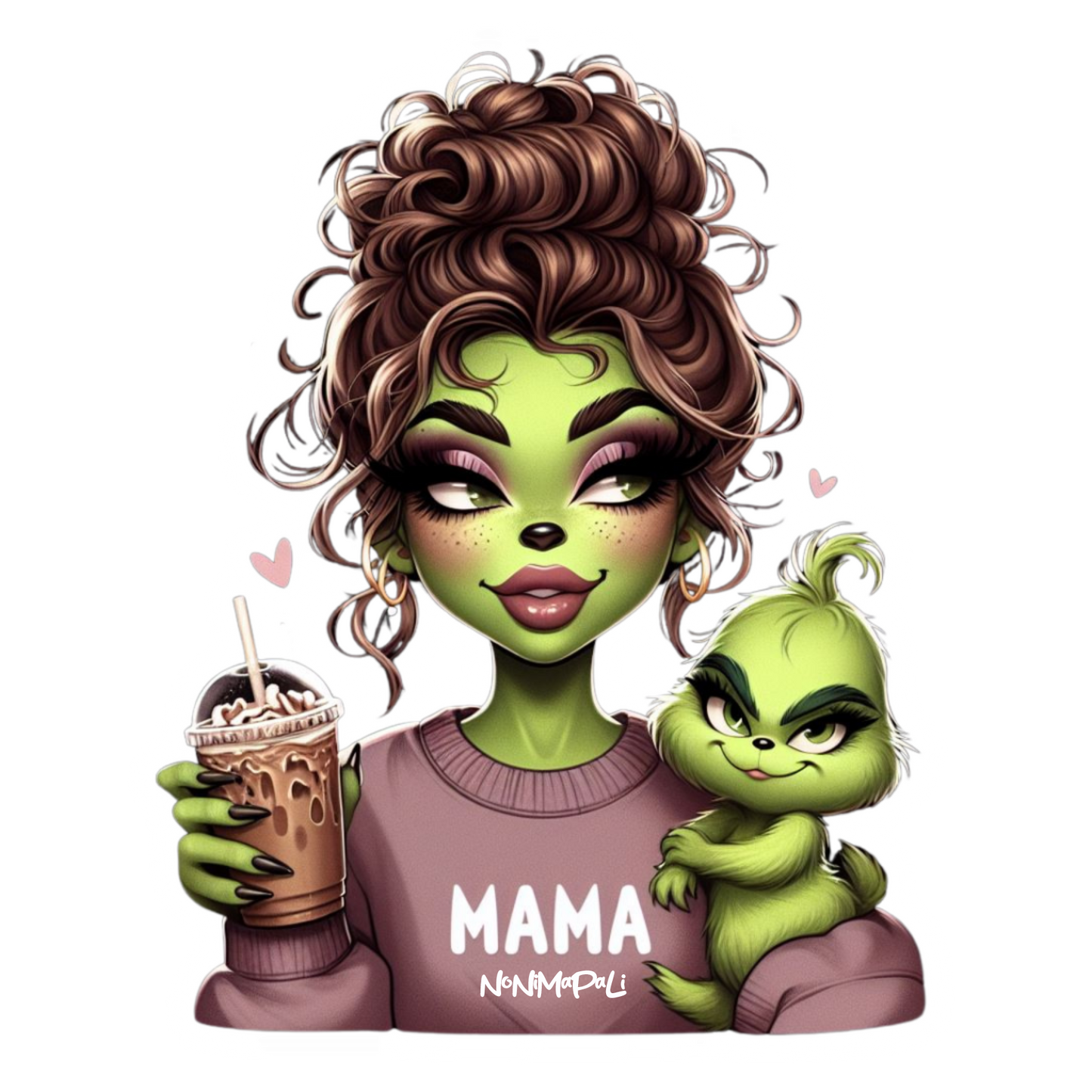 Grinch mit Baby