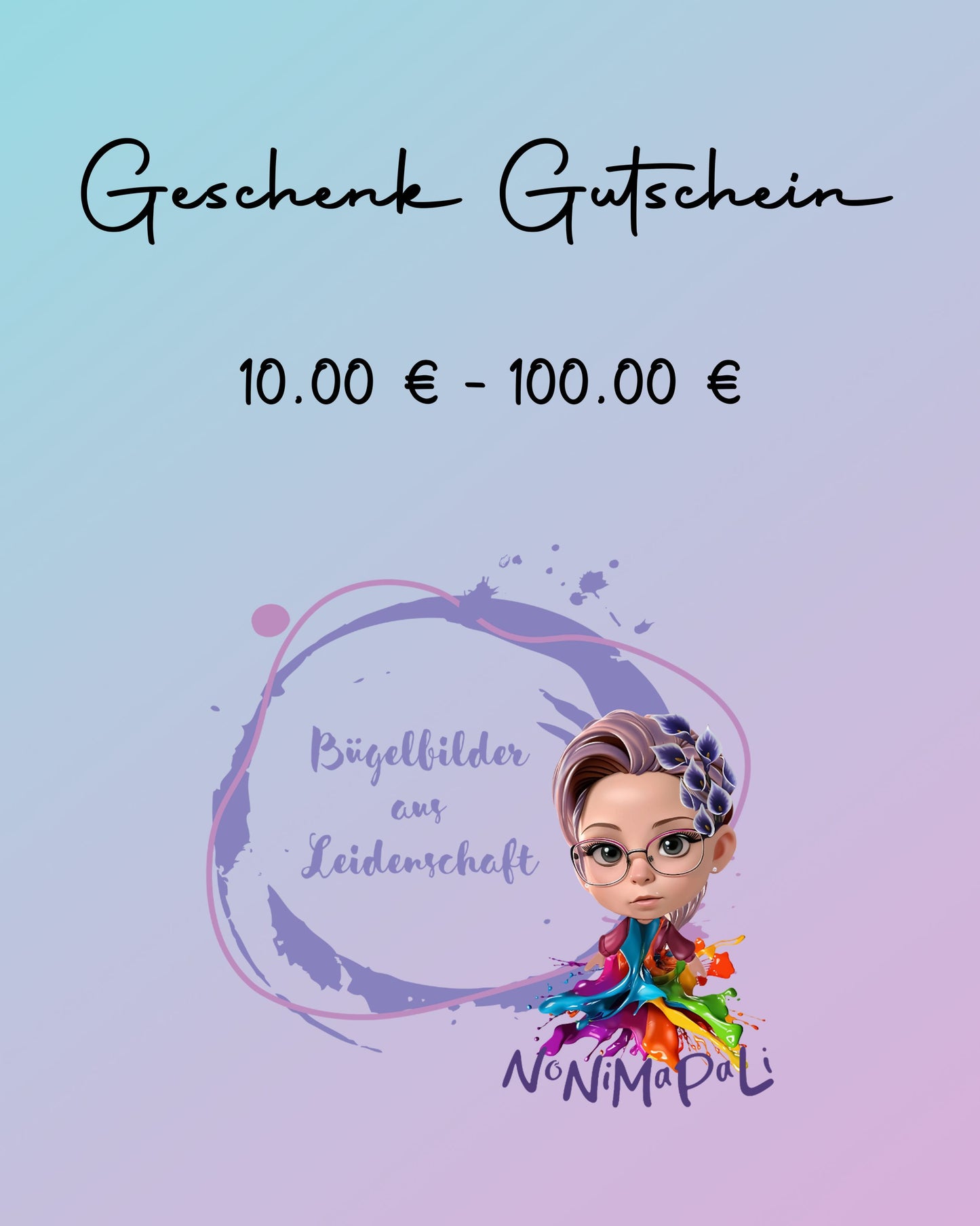 NoNiMaPaLi Geschenk Gutschein 10,00 - 100,00 €