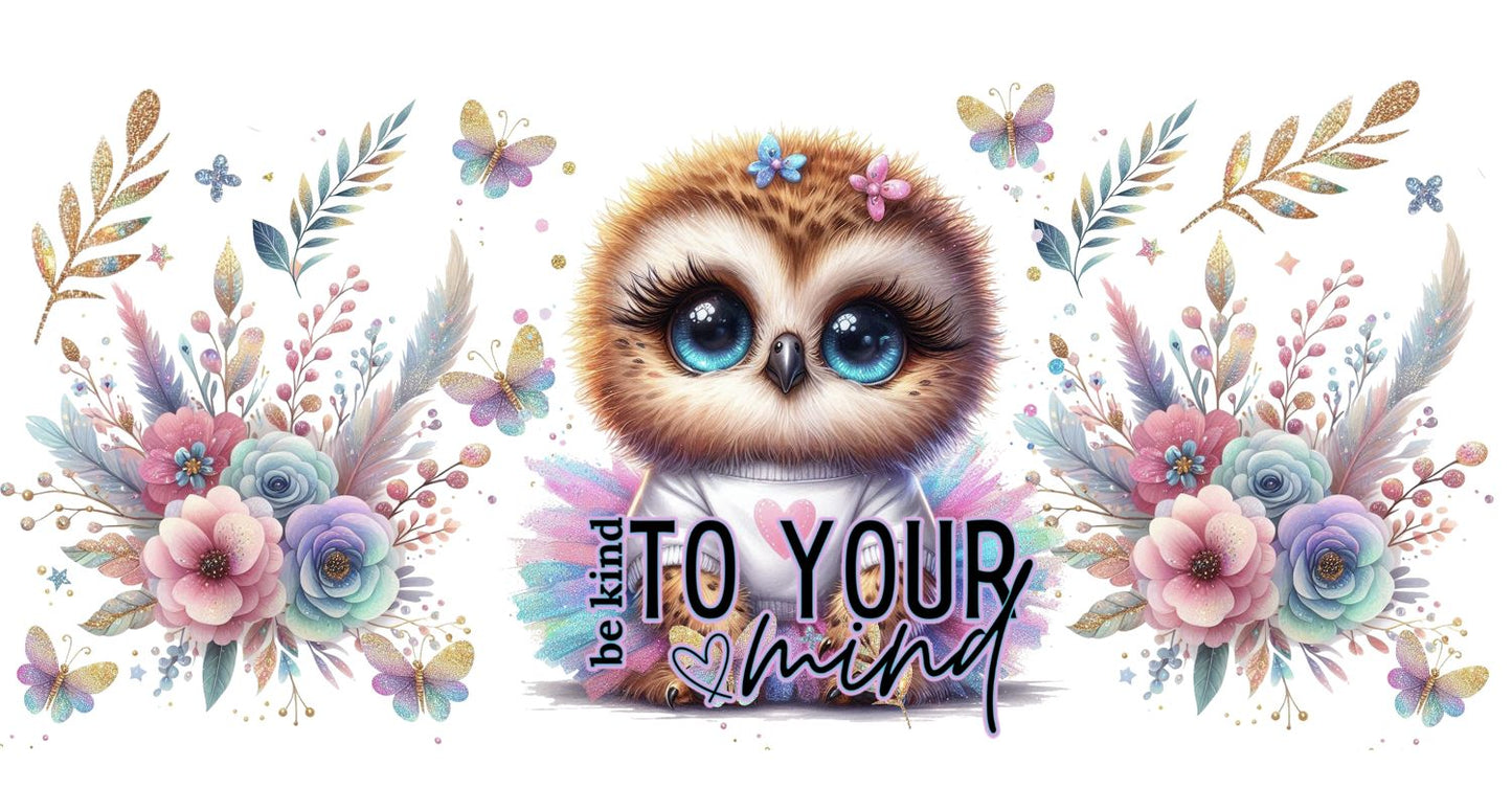 UV-Sticker Eule to Your