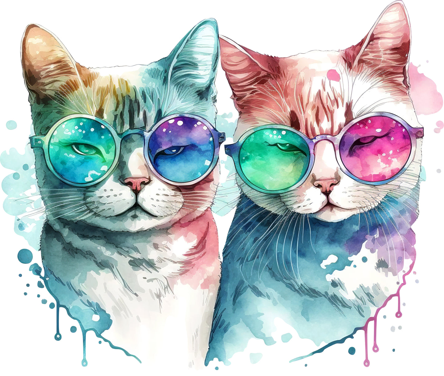 Katzenliebe | Bügelbild & UV-DTF Sticker