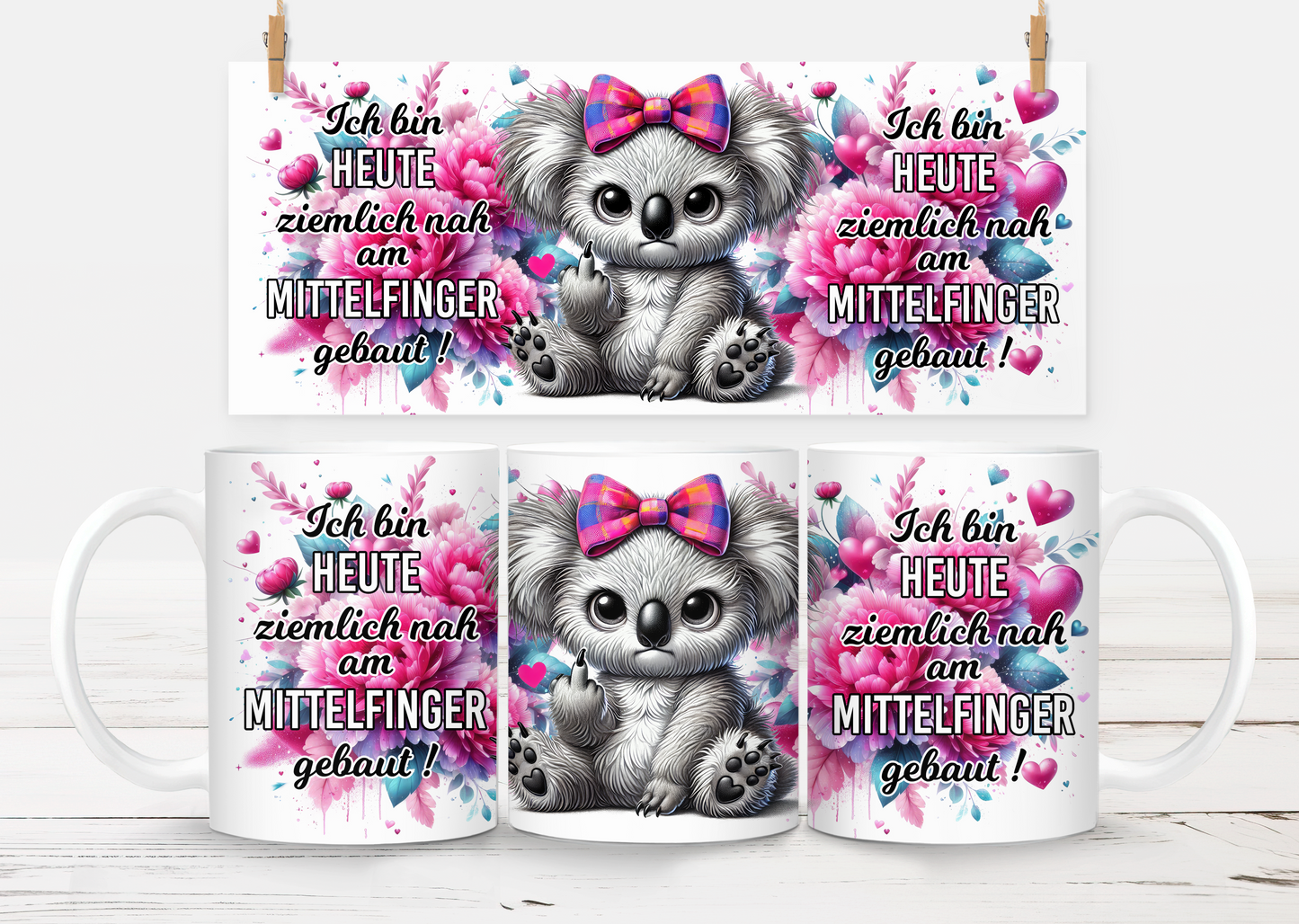 UV-DTF Koala Bär