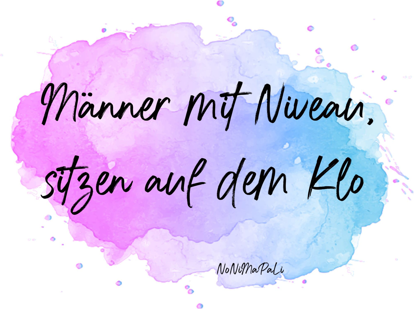 UV-Sticker Männer mit Niveau