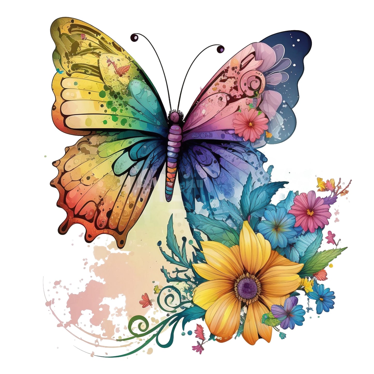 Rainbow Schmetterling
