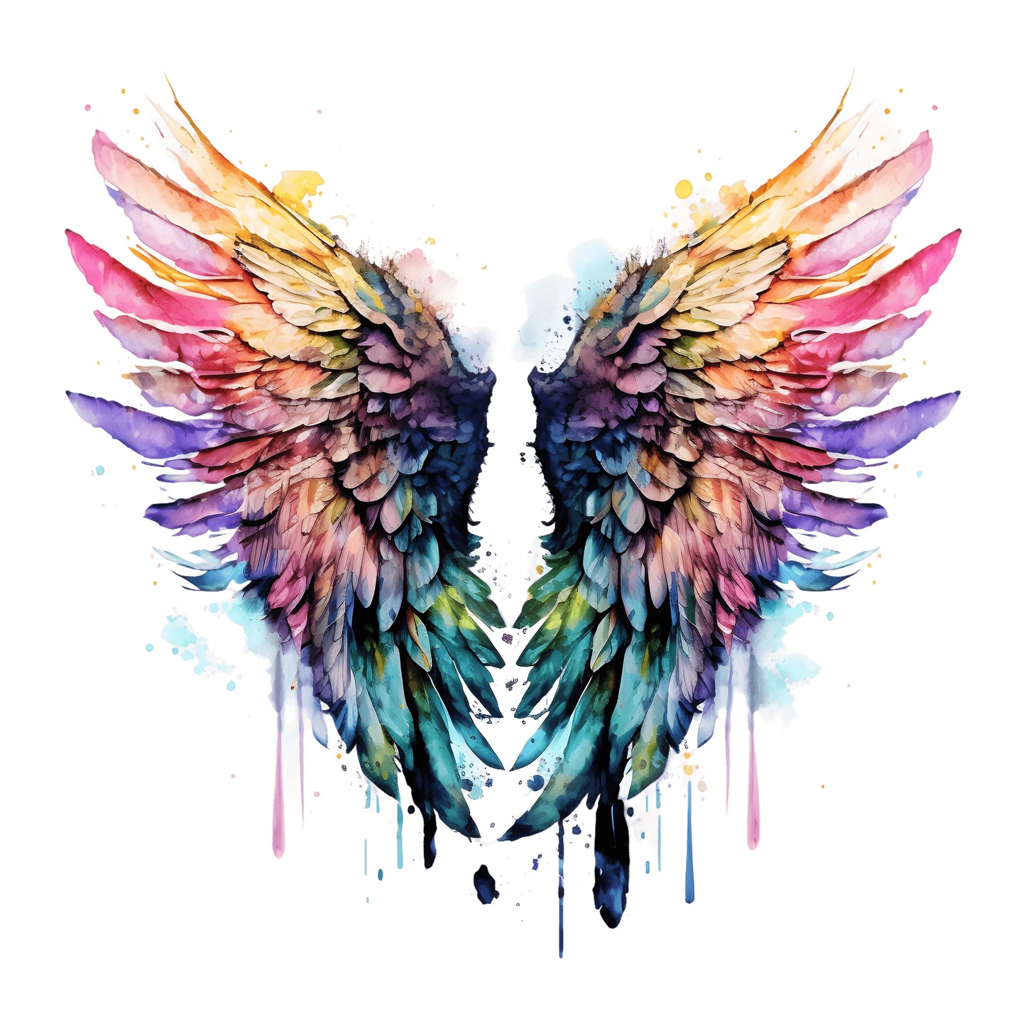 Regenbogen Flügel