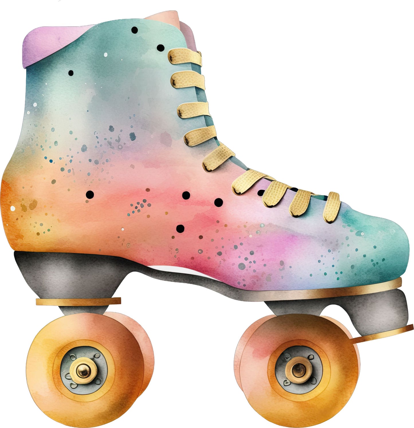 Rollschuh Retro | Bügelbild & UV-DTF Sticker