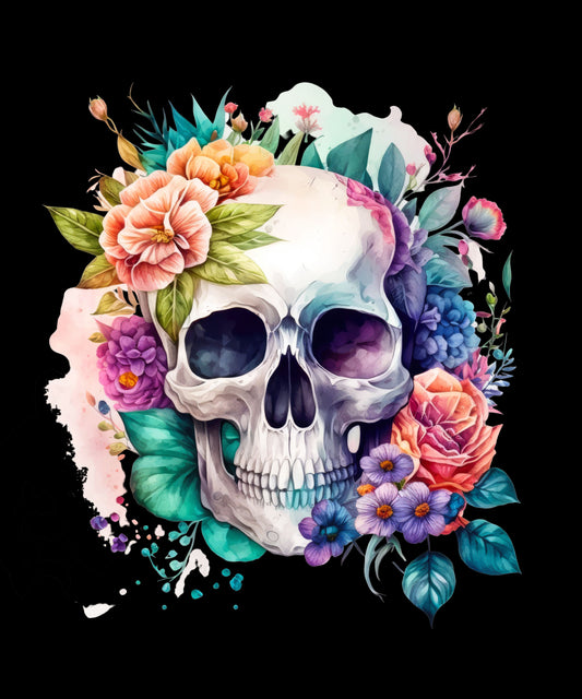 Skull Floral bunt