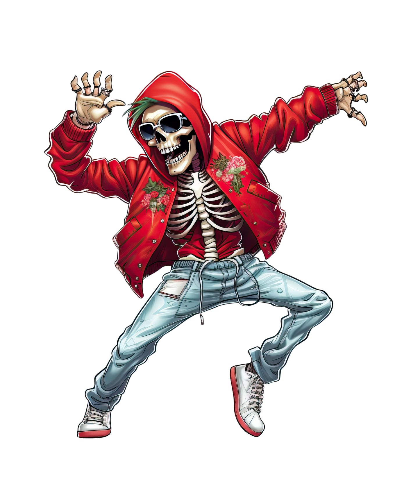 Skull in Red