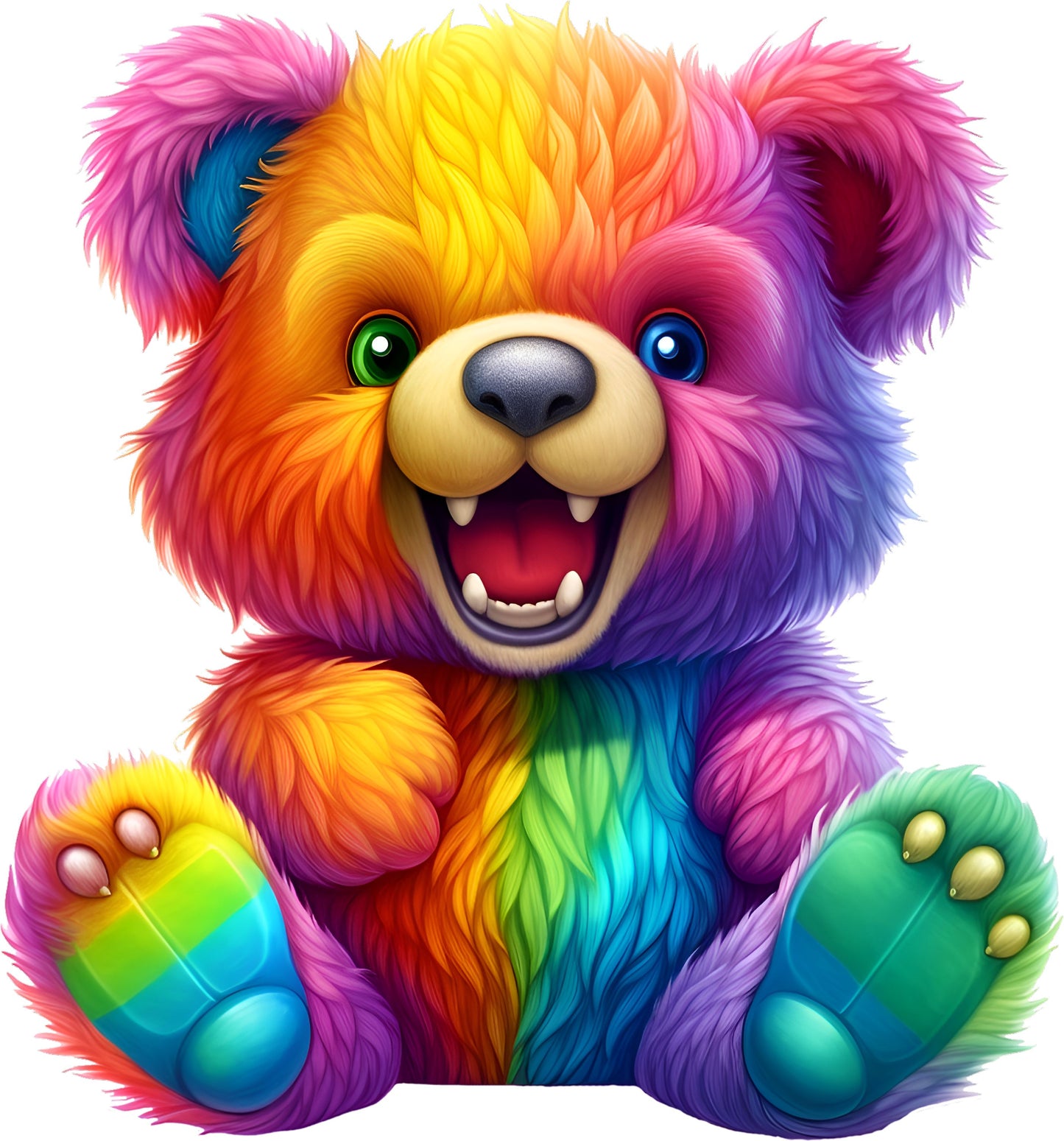 UV-Sticker bunter Bad Bär