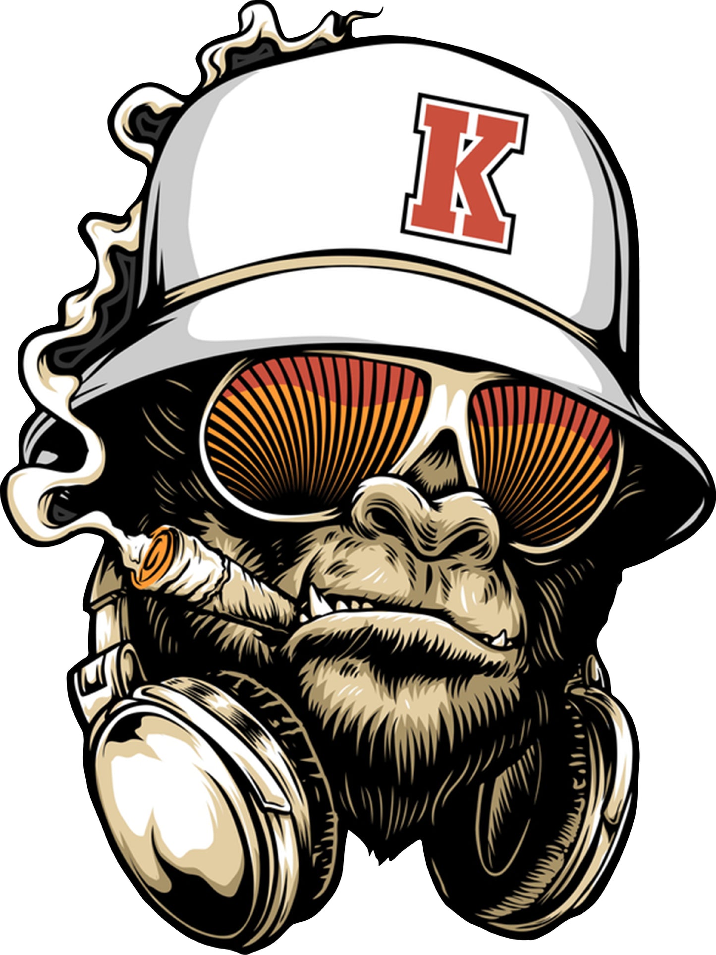 Cooler Gorilla | Bügelbild & UV-DTF Sticker