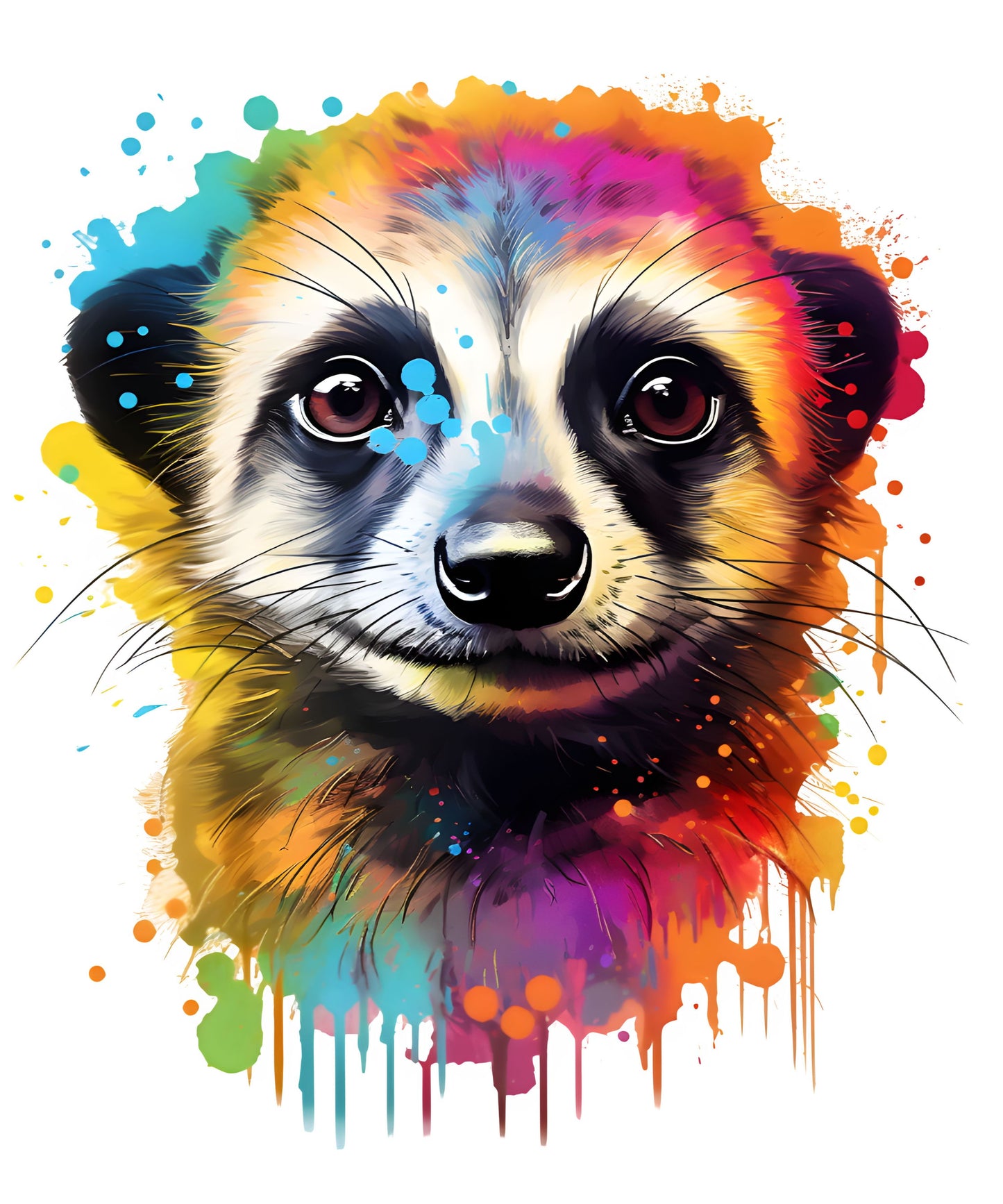 Erdmännchen bunt