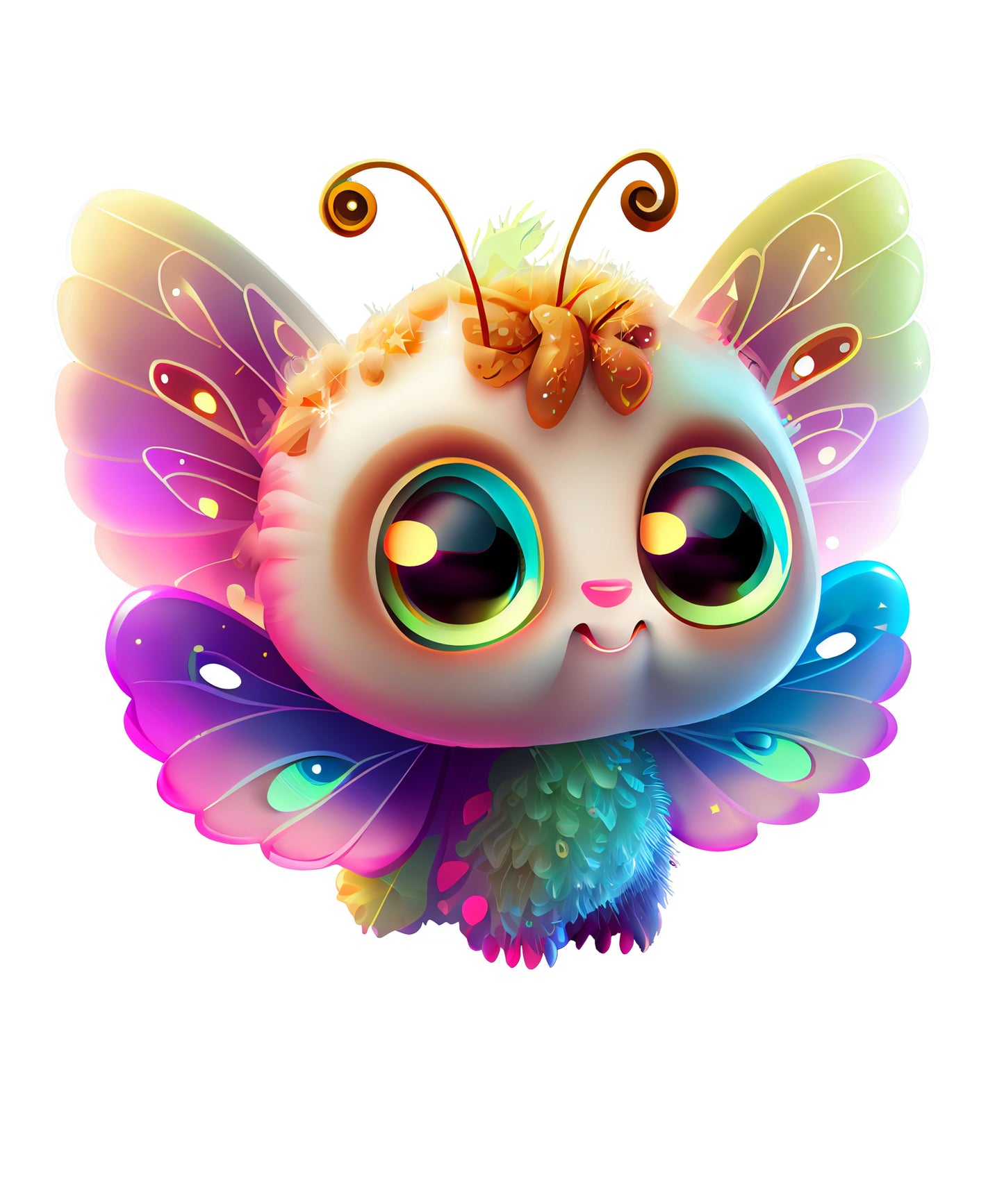 süßer bunter Schmetterling
