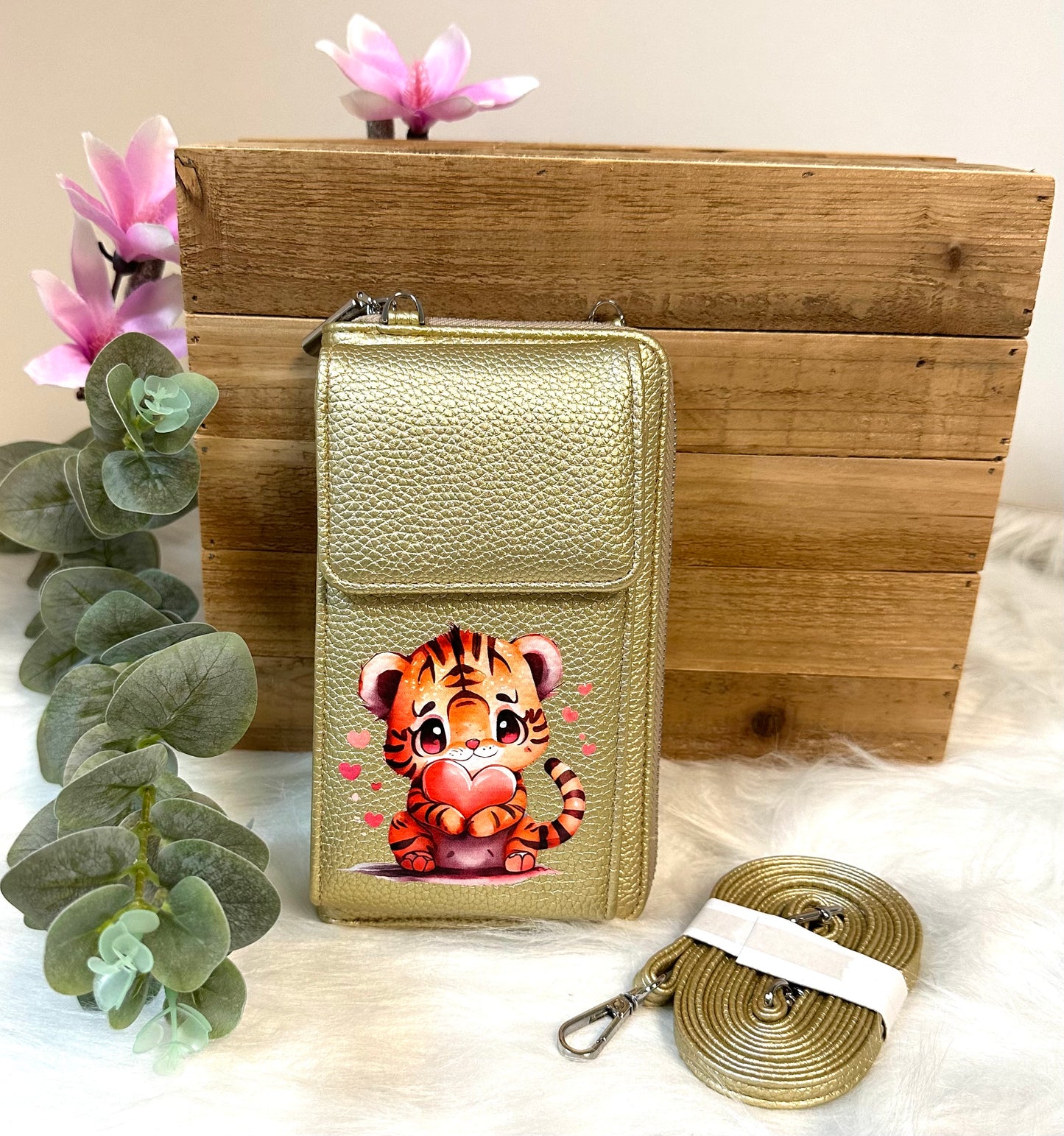 Handy-Bag Gold Tigerherz