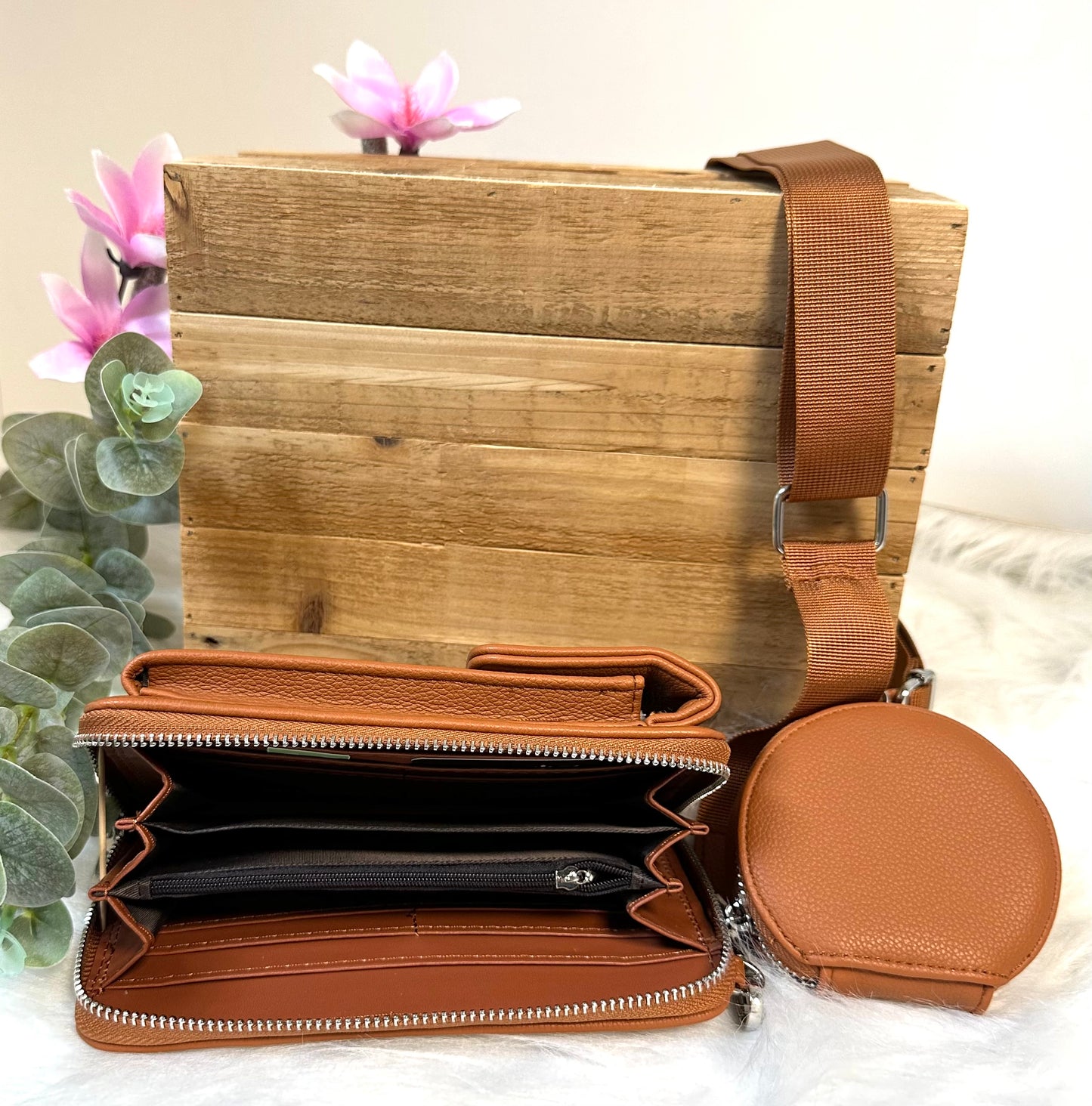 Handy-Bag braun Faultier