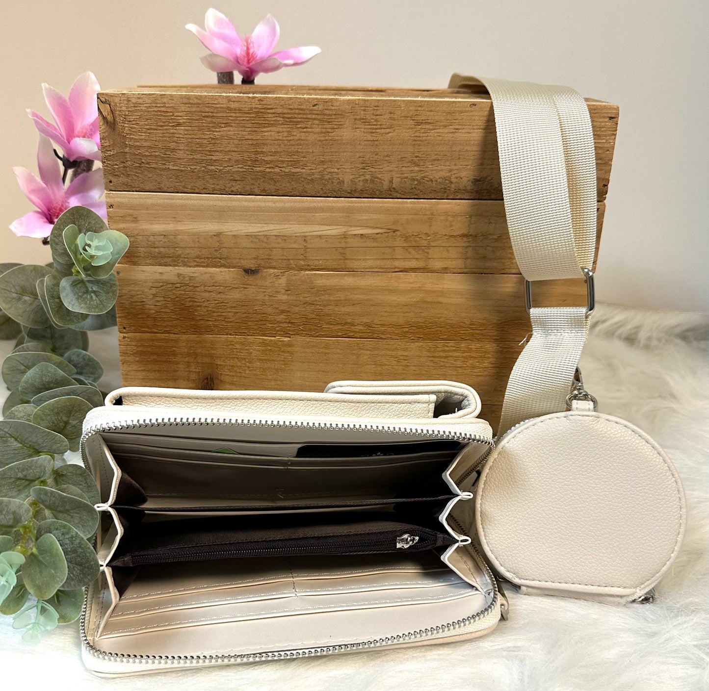 Handy-Bag beige Affe