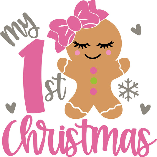 My 1. Christmas pink