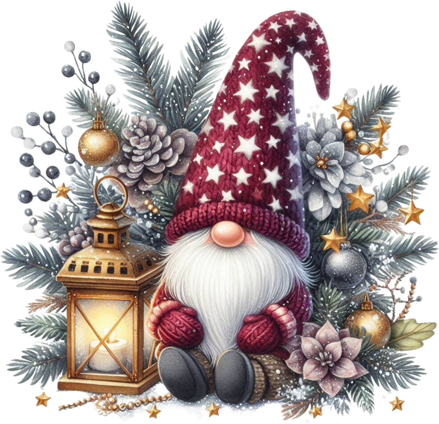 Wichtel Weihnachten rot