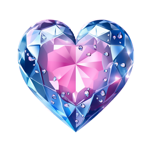 Diamant Herz Glitzer