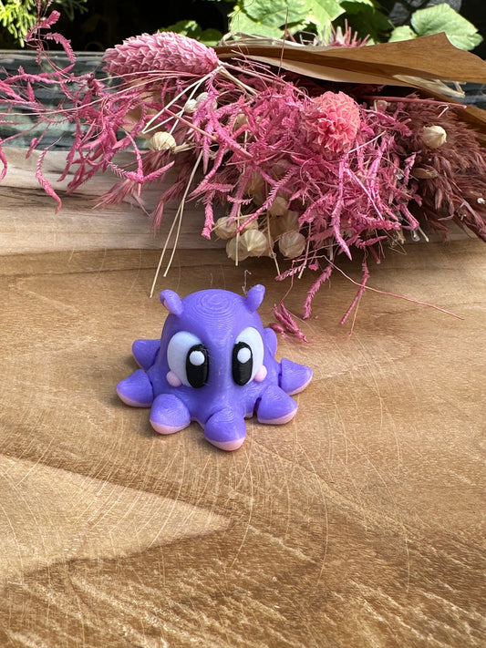 3D Flexi Octopus lila