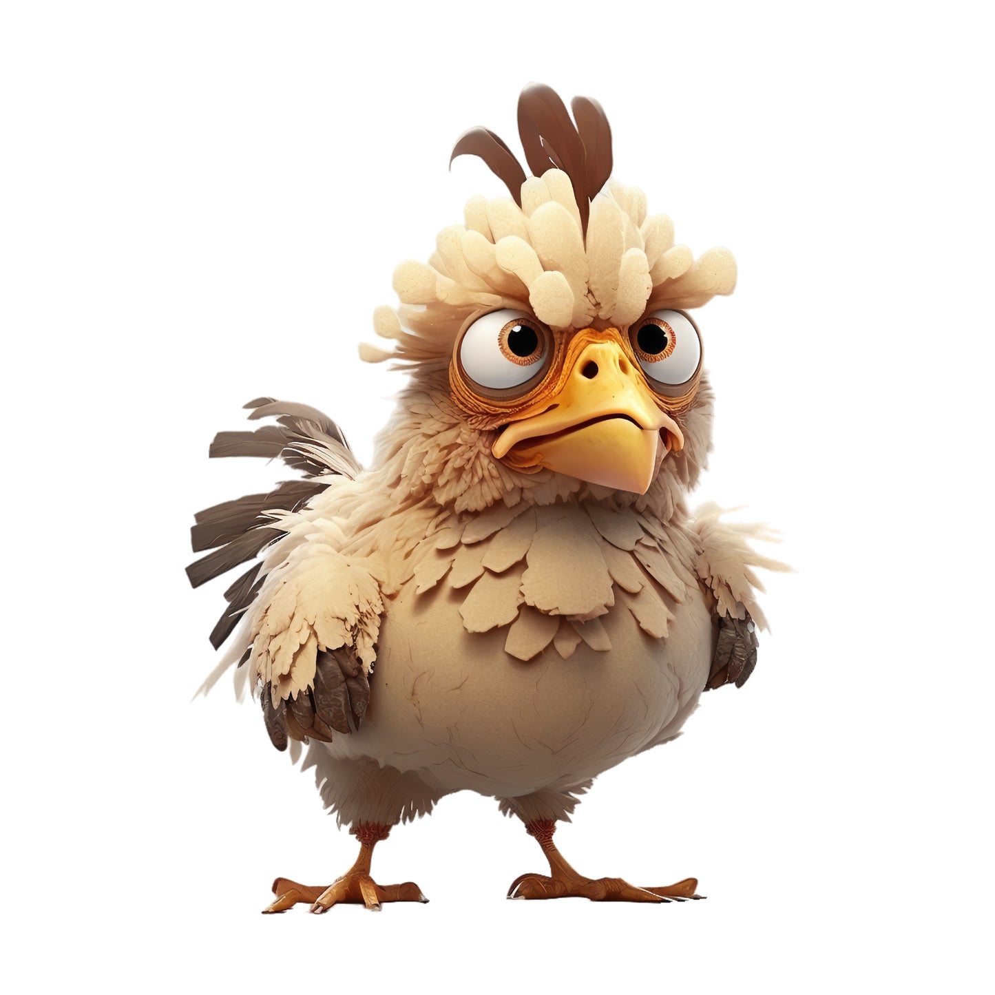 Wütendes Huhn