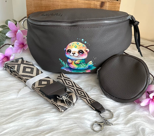 Body-Bag XL grau mit Otter