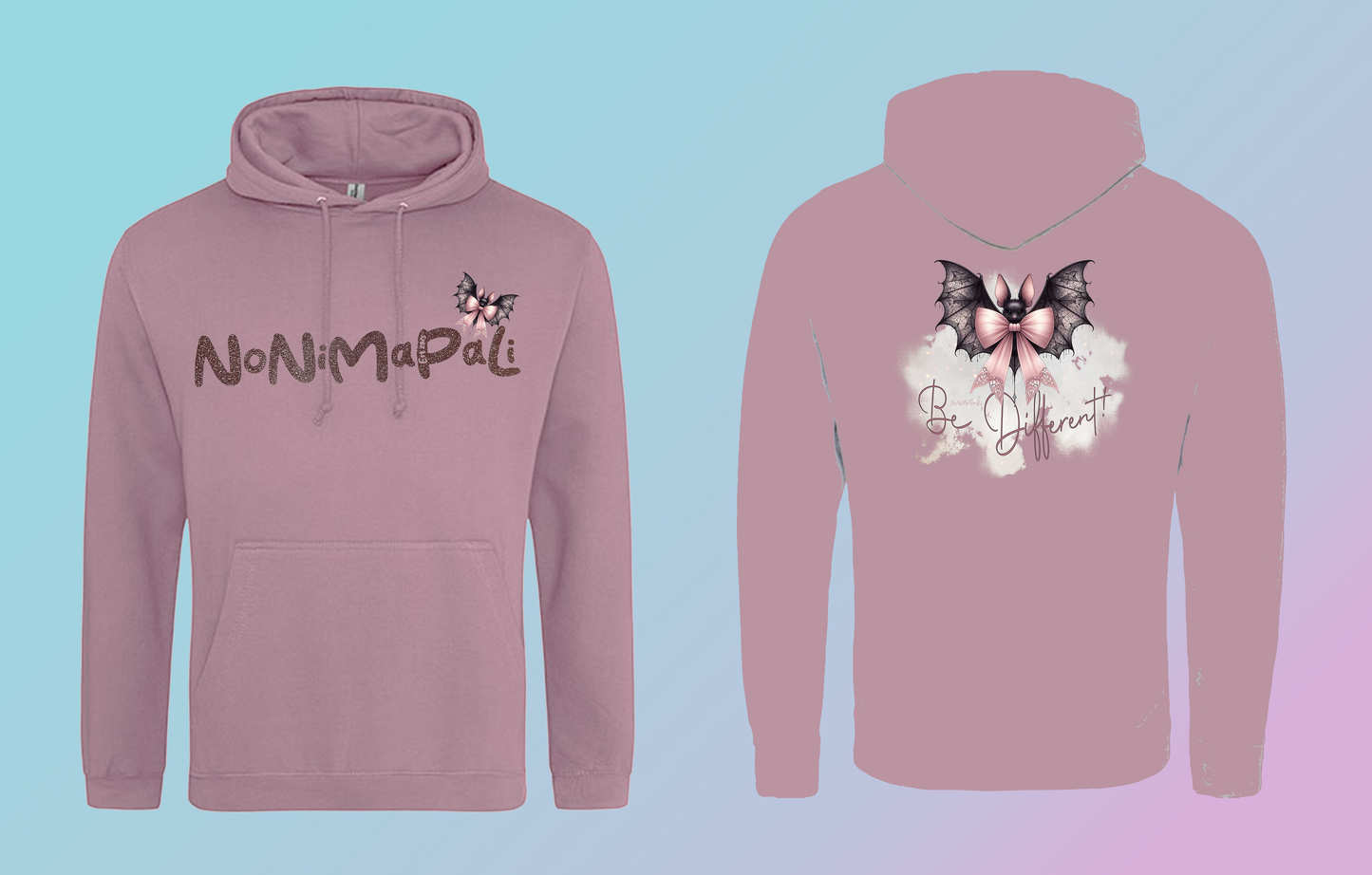 Oktober Hoodie Be Different Dusty Lilac