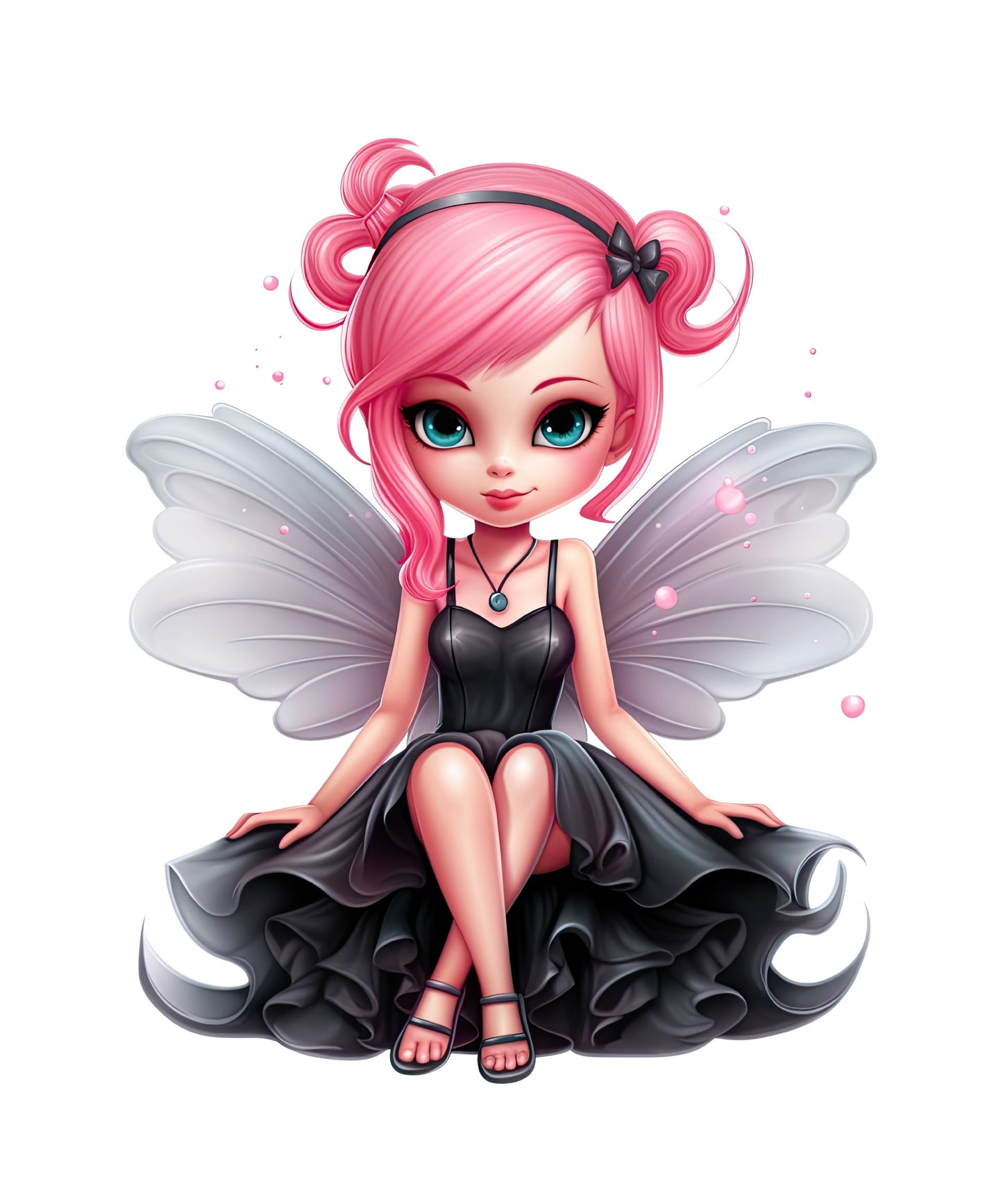 Black Fairy | Bügelbild & UV-DTF Sticker