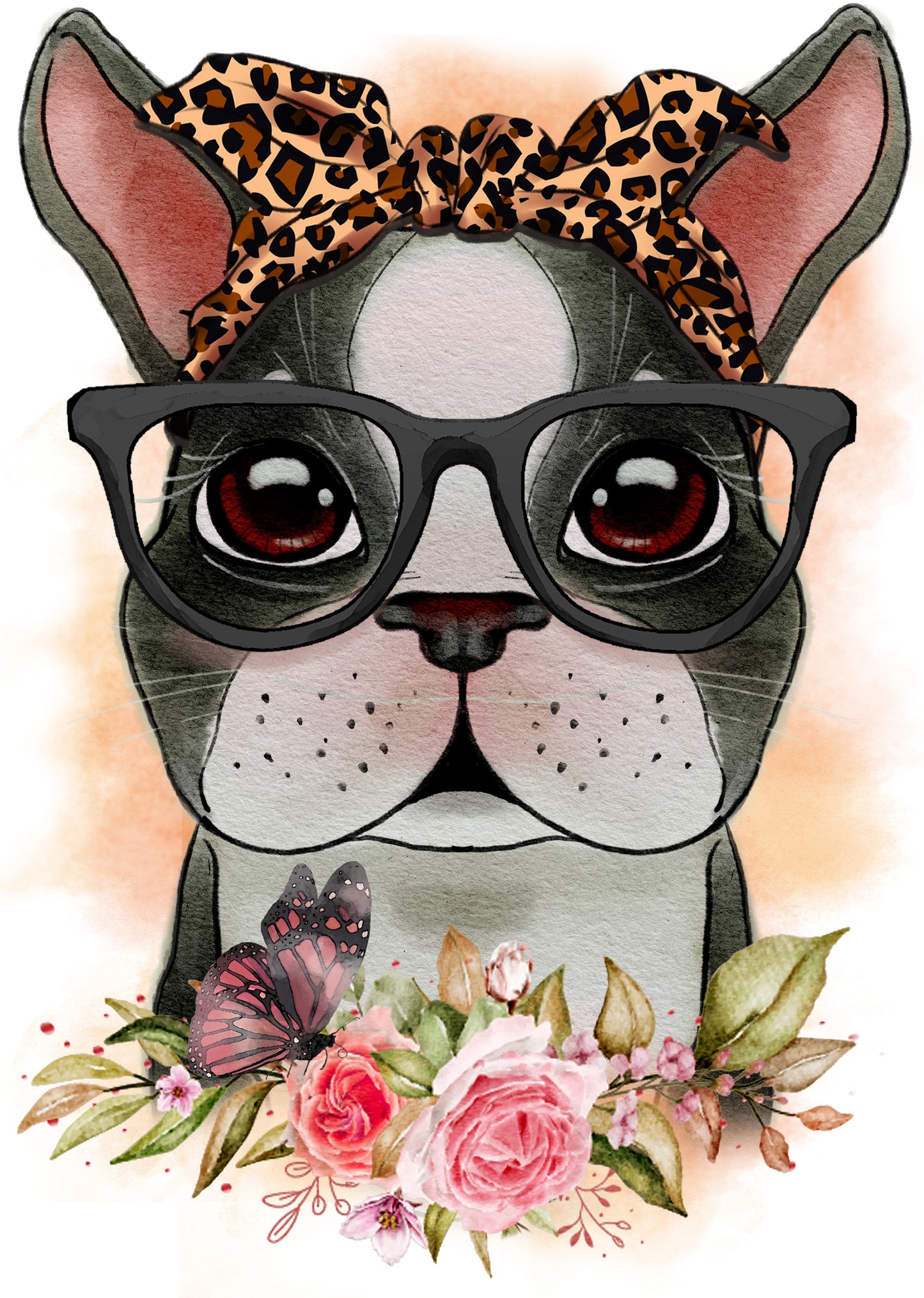 Boston Terrier | Bügelbild & UV-DTF Sticker