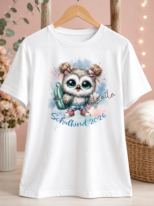 Schulkind 2026 T-Shirt für Mädchen