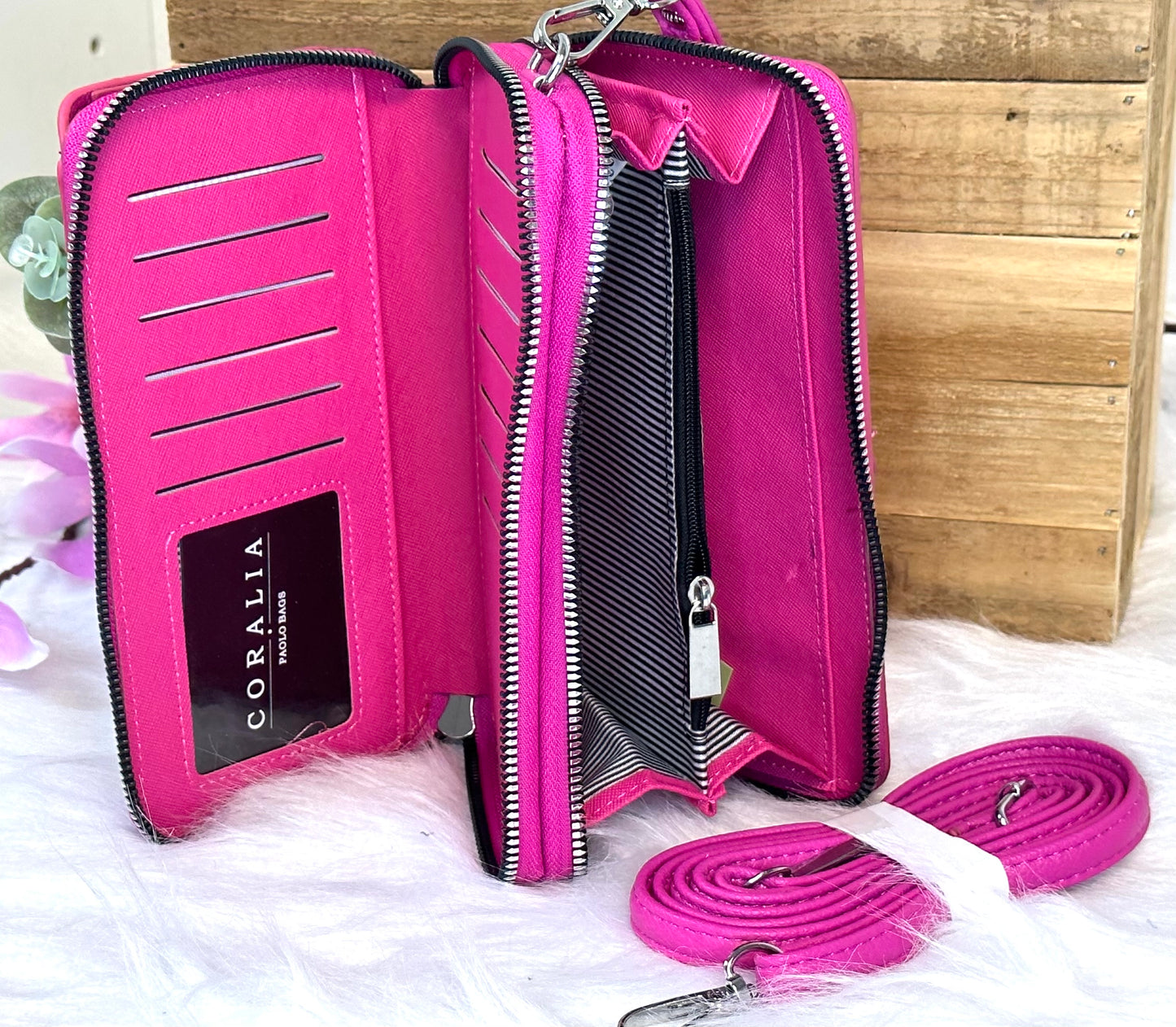 Handy-Bag quer Pink