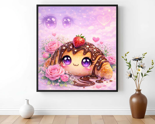 Diamond Painting  Croissant Crossi 50x50 cm (inkl.Sondersteine)