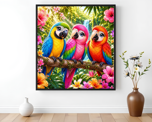 Diamond Painting Vorbestellung "buntes Allerlei" 60x60 cm 90 Farben