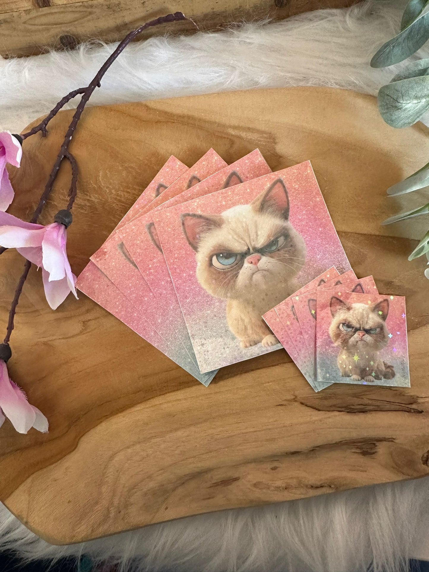 Diamond Painting Cover Paper Crumpy Cat