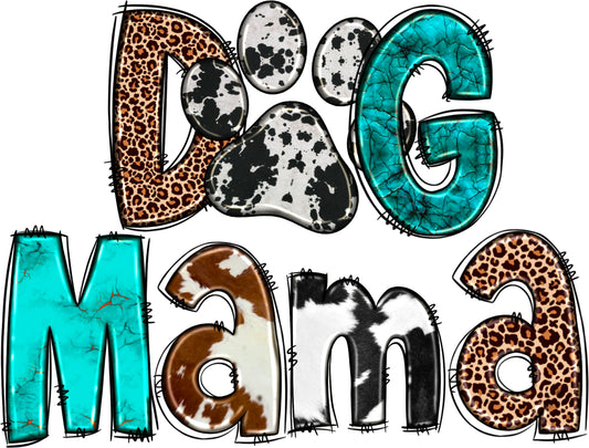 Dog Mama | Bügelbild & UV-DTF Sticker